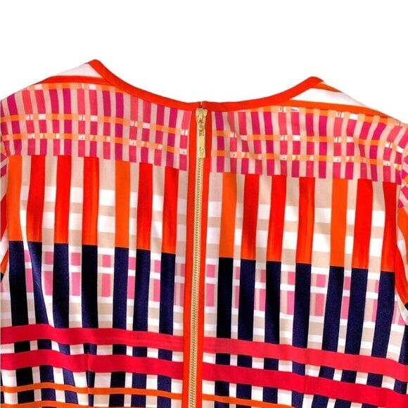 EIiza J Multicolor Geometric Print Shift Dress - Picture 4 of 12